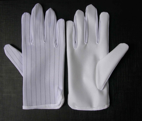 Antistatische ESD-Handschuhe aus Baumwolle für die elektronische Sicherheitskontrollen