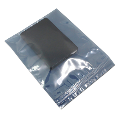 Zipverschluß transparenter ESD metallisierte statische Abschirmungstasche für Teilverpackung