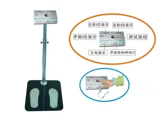 Körperelektrostatischer Tester ESD Schuhtester 3-State Touch mit Stand
