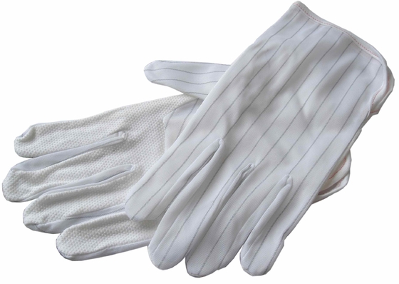 Antistatische ESD-Handschuhe aus Baumwolle für die elektronische Sicherheitskontrollen