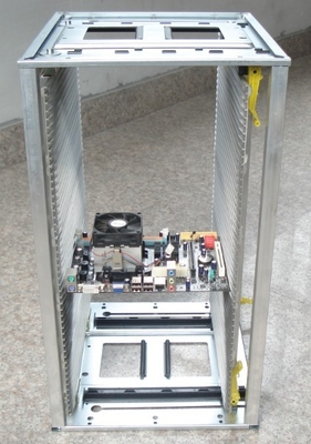 Plastik- oder Metall-PCB-Speicher Anpassbares ESD-SMT-Rack Leichtgewicht, langlebig