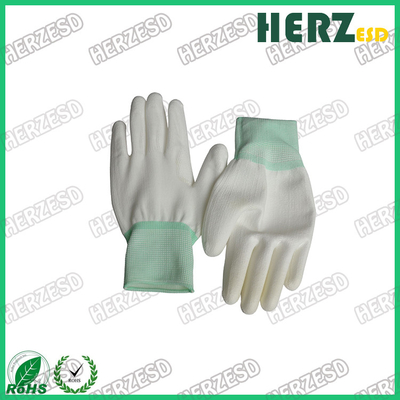 Esd-tauchen Nylonhandschuh ESD-Handhandschuhe Widerstandskraft 1x106-8/Cm für die Behandlung von elektronischen Teilen auf