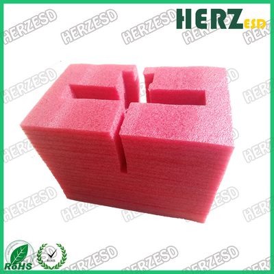 Materieller rosa statischer Antischaum EPE, rosa ESD-Schaum-Dichte 20kg/M3 für das thermisches Isolieren