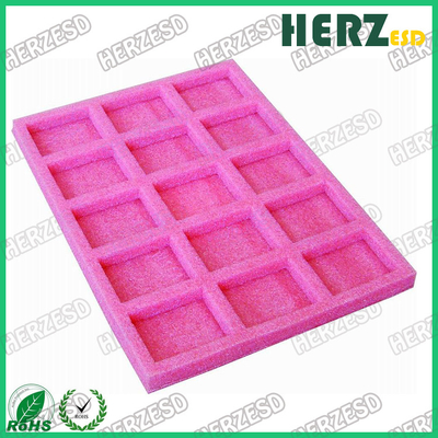Materieller rosa statischer Antischaum EPE, rosa ESD-Schaum-Dichte 20kg/M3 für das thermisches Isolieren