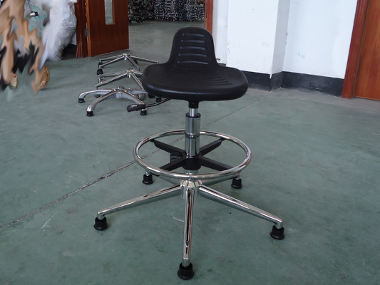50mm Seat Thinckness verstellbarer Cleanroom ESD-Schemel-Stuhl