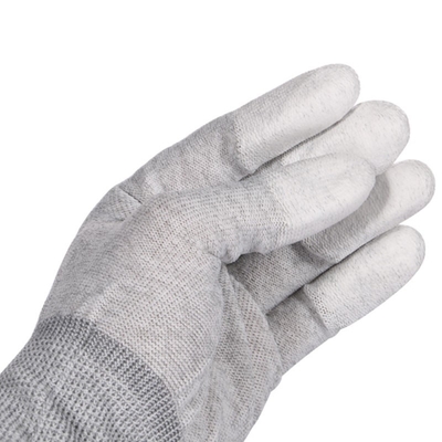 Kohlenstoff-Faser-elektrostatische Entladung ESD des Ohm-10e6 punktierte sichere Handschuhe