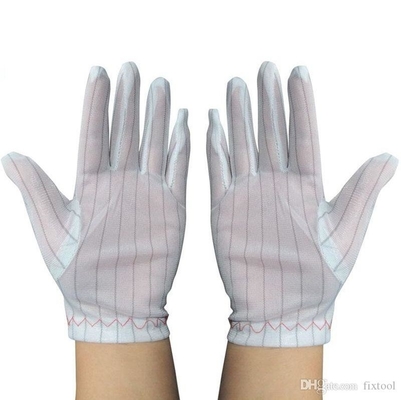 Hohe Ohm-Polyester Cleanroom ESD-Handhandschuhe der Geschicklichkeits-10e10