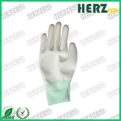 PU 13 Handschuhe Messgerät ESD-Nylonhandschuh Esd beschichtete sichere Nylonpalme