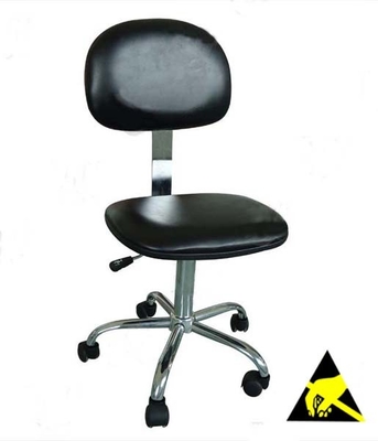 Werkstatt justierbare lederne ESD sichere Stühle PUs für Labors