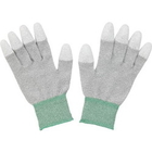 10e6 Ohm Carbon Fiber Electrostatic Discharge ESD Dotted Safe Gloves