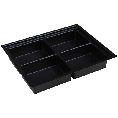 ESD Schwarz-Plastik-Blister-Tray-Verpackung für PCB