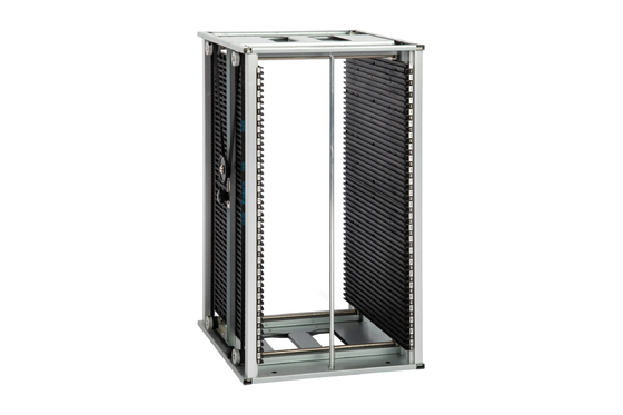 ESD-Magazin-Rack Antistatisches PCB-Speicher-Rack SMT-Ladegerät Rack mit Stoppe
