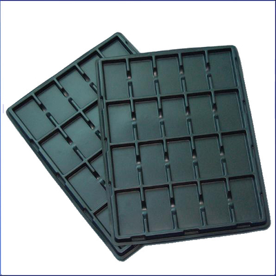ESD Schwarz-Plastik-Blister-Tray-Verpackung für PCB
