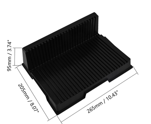 ESD Antistatischer L-Typ Oberflächen-PCB-Speicher Umlauf ESD Umlaufregal PCB-Tablett ESD Regal-Speicher Umlaufregal