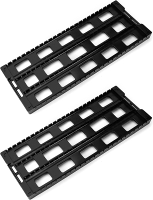 Antistatisches ESD-Zirkulationsregal Regal Schwarzes Kunststoff-PCB-Regal, 25 Schlitze Speicherstand Kreisplattenhalter