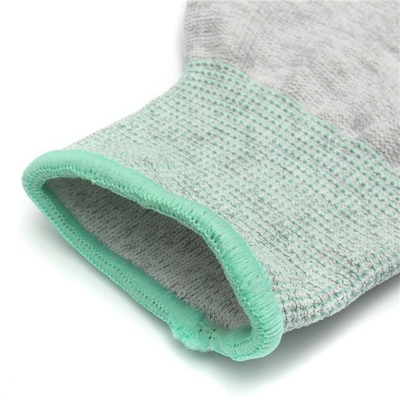 Staubfreie Polyester-ESD-Handschuhe PU-Fingerschicht-antistatische Handschuhe
