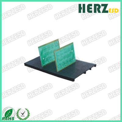 ESD-PCB-Racks Kunststoff-PCB-Tray Anti-statischer schwarzer PCB-Halter