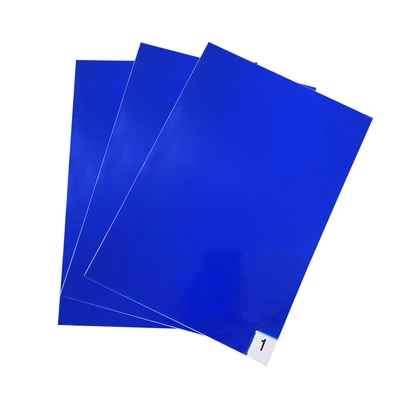 Klebrige Matte Klebrige Pads Klebstoff 30 Blätter / Packungen Blaue Reinraum Fußbodenmatten Schmutz entfernen Für Labor-Krankenhaus Schuhe