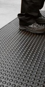 ESD Schwarze Müdigkeitsschutzmatte Industrielle Müdigkeitsschutzmatte Gewerbliche Fabrik Küche Bodenmatte