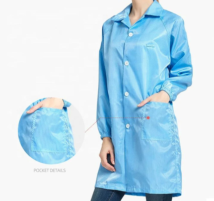 Antistatische Abdeckung ESD-Smokes Bekleidung Staubdicht Wiederverwendbare ESD-Kleidung Jumpsuit Arbeitskleidung Jacke
