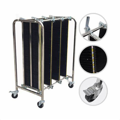 900*675*1300mm Smt PCB-Rektrolley Verstellbares Esd PCB-Speicherwagen Antistatisches Esd PCB-Speicherwagen