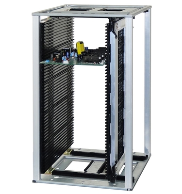 355*320*563mm ESD PCB Magazine Rack Antistatische SMT PCB-Speicherkarre für die PCB-Produktionslinie