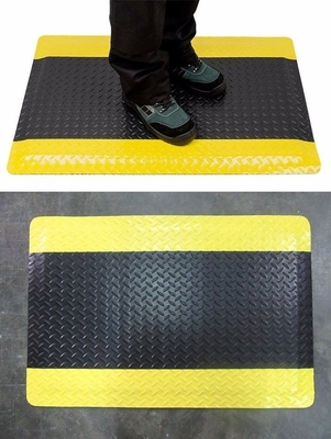 ESD-Anti-Ermüdungsmatte Industrielle Fußbodenmatte Anti-Rutsch-Anti-Ermüdungsmatte PVC+EPDM+Gummibodenmatte