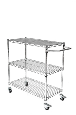 Spezialisierte Edelstahl-ESD-Drahtreppe-Trolley Karrennetz-Speicher-Antistatische Drahttrolle