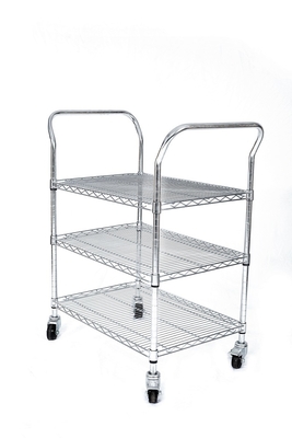 Spezialisierte Edelstahl-ESD-Drahtreppe-Trolley Karrennetz-Speicher-Antistatische Drahttrolle