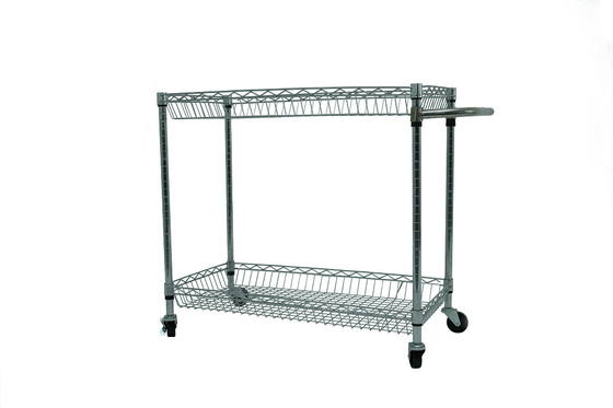 Spezialisierte Edelstahl-ESD-Drahtreppe-Trolley Karrennetz-Speicher-Antistatische Drahttrolle