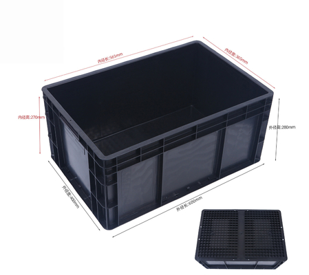 600*400mm ESD Plastikboxen ESD-Lagerbehälter Leitungskiste für elektronische Teile