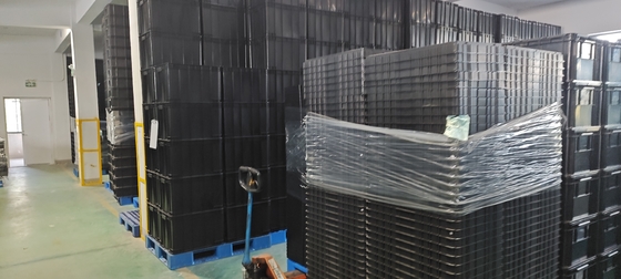 400x300mm Lagerbehälter Stapelbare ESD Industrie-Kunststoff-Lagerbehälter Box Leitungskiste