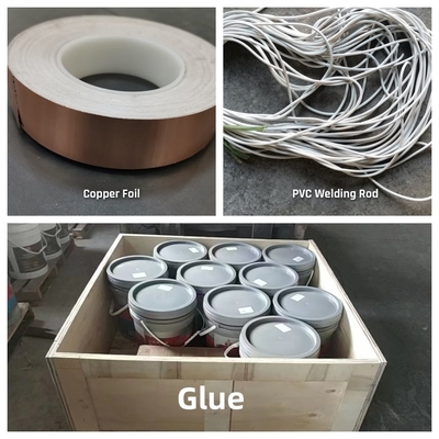 Leitfähige PVC-Bodenfliesen Vinyl-Antistatische mehrfarbige PVC-ESD-Bodenfliesen für Reinräume