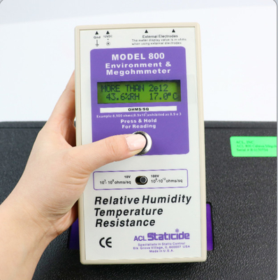 Umwelt und Megohmmeter Oberflächenwiderstandsmesser ACL 800 Digital Megohmmeter Widerstandstester