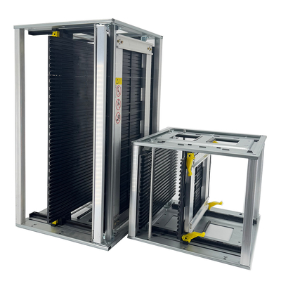Leitfähiges PCB-Magazin-Rack mit Getriebe-Spur, verstellbarer statischer Sicherheit