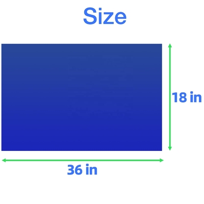 Cleanroom ESD Sticky Mat Blue White 35-50μm PE Film Dirt Removal
