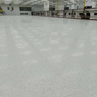 Conductive PVC ESD Flooring Tile 10^4-10^6 Ohm Customizable