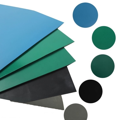 Custom ESD Rubber Table Mat 1.8mm-3mm Anti-static Green Grey Blue