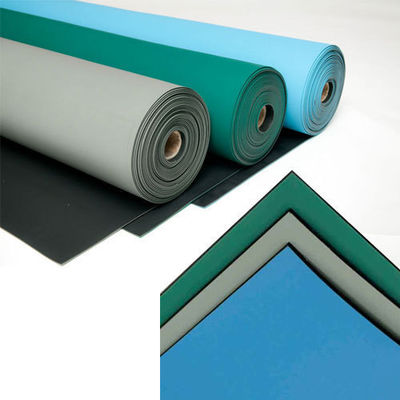 2mm ESD Rubber Mat 10e6-10e9 Ohm Surface Resistance Custom Sizes