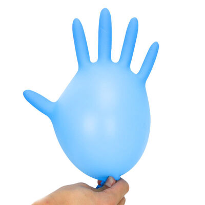 ESD Blau-Schwarz Nitril-Sicherheitshandschuhe Einwegantistatische Prüfhandschuhe für Großhandel