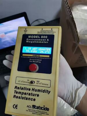 ESD Blau-Schwarz Nitril-Sicherheitshandschuhe Einwegantistatische Prüfhandschuhe für Großhandel