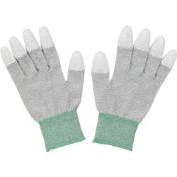 ESD Top Fit Handschuhe Fabrik ESD Labor Antistatische Kohlenstofffaser PU Palm Fit Handschuhe ESD Handschuhe