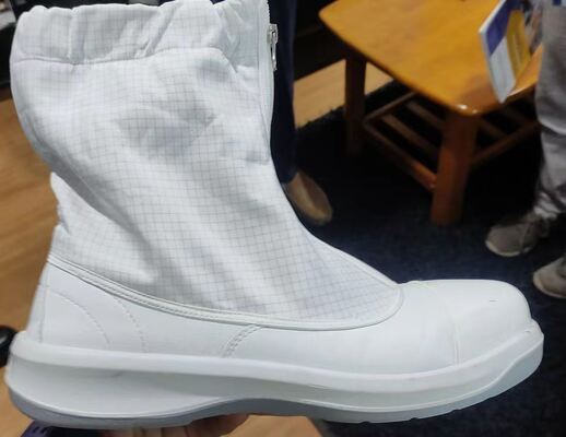 Stahlzehen ESD-Sicherheitsschuhe Anti-statische Stiefel für Reinraum Halbleiter Elektronik Fertigung und industrielle Arbeitsplätze