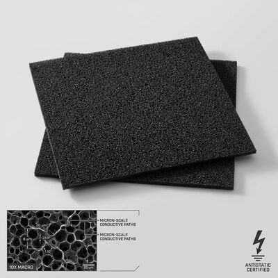 Leitfähiges ESD-Schaum-Einsatzschwarz-Schnitt-Anti-statisches EVA-Schaum-Innenverpackungskissen für PCB-IC-Boards