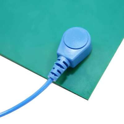 Customized ESD Grounding Cord Antistatic Ground Wire for ESD Mat and Workbench