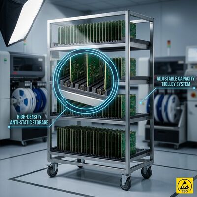 Schwerlastverstellbares ESD-PCB-Speicher für antistatische Leiterplatten