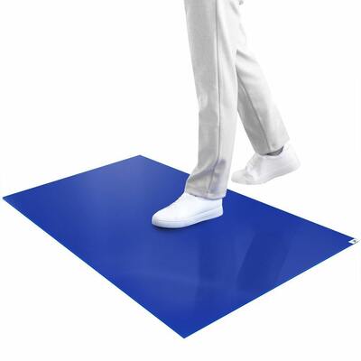 Blaue Klebrige Matte für Reinigungsräume Klebrige Matte Einwegmatte für Staubbekämpfung