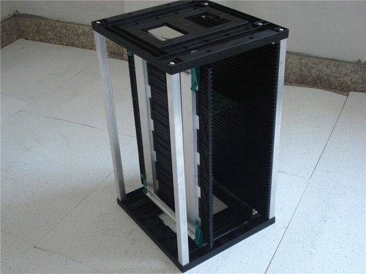 angepasste ESD-Magazin-Rack-Gang-Spur-Verstellbares antistatisches PCB-Magazin-Rack