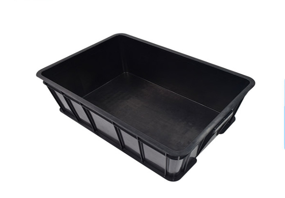 Schwarze PCB-Speicherbehälter PP-Plastik-antistatische ESD-Träge Leitfähige Esd-Träge