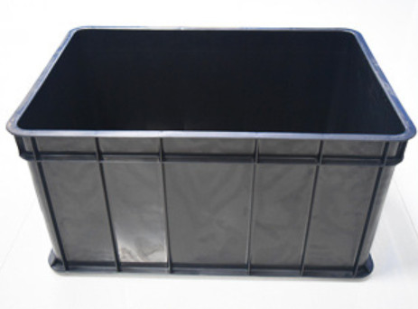Esd Behälter-Box Esd Kunststoff-Werkzeug-Box Schwarz-Antistatische PP-PVC-Box